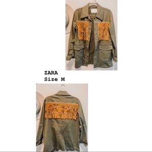 Zara Fringe Jacket